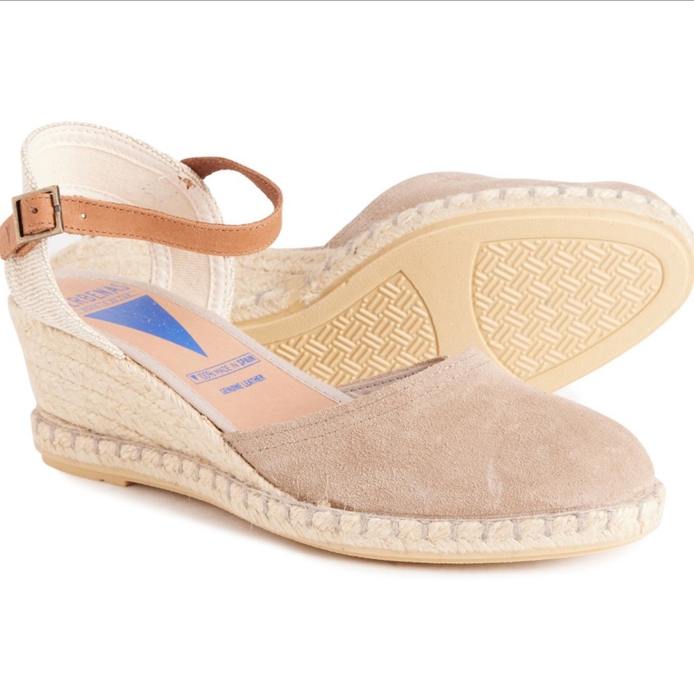 VERBERNAS SUEDE ESPADRILLE WEDGES